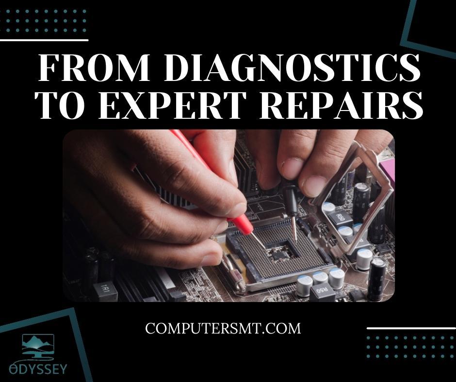 At Odyssey Dependable Computer Repair, we specialize in diagnosing and repairing a wide variety of computer issues. Whether you